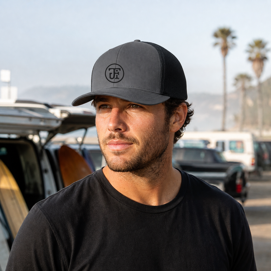 JFI monogram embroidered snapback