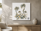 Flowing Palms Canvas lifestyle
