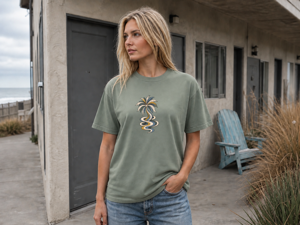 Palm Smoke II Heavyweight Tee lifestyle
