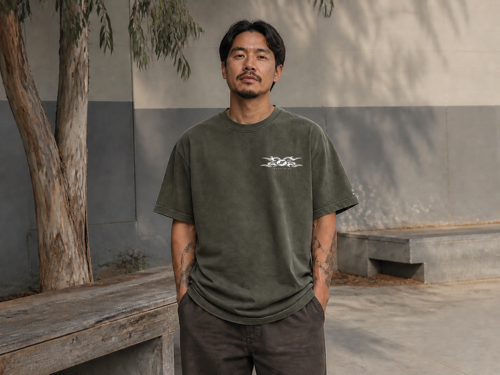 Tribal Oval Oversized Tee lifestyle
