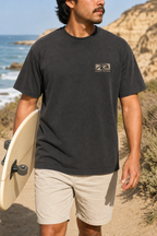 Wave Badge Heavyweight Tee lifestyle