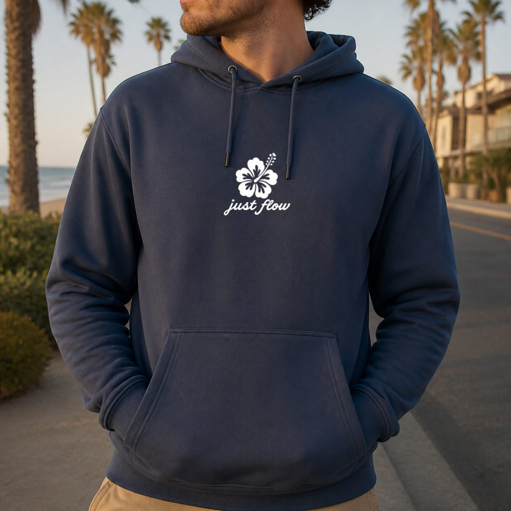 Hibiscus Script Hoodie lifestyle