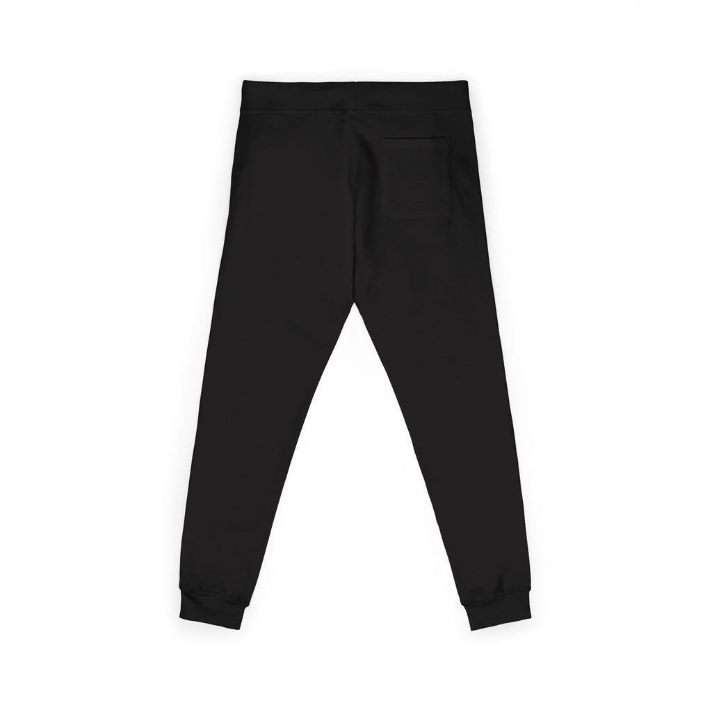 Monogram Fleece Sweatpants — Black / Carbon Grey