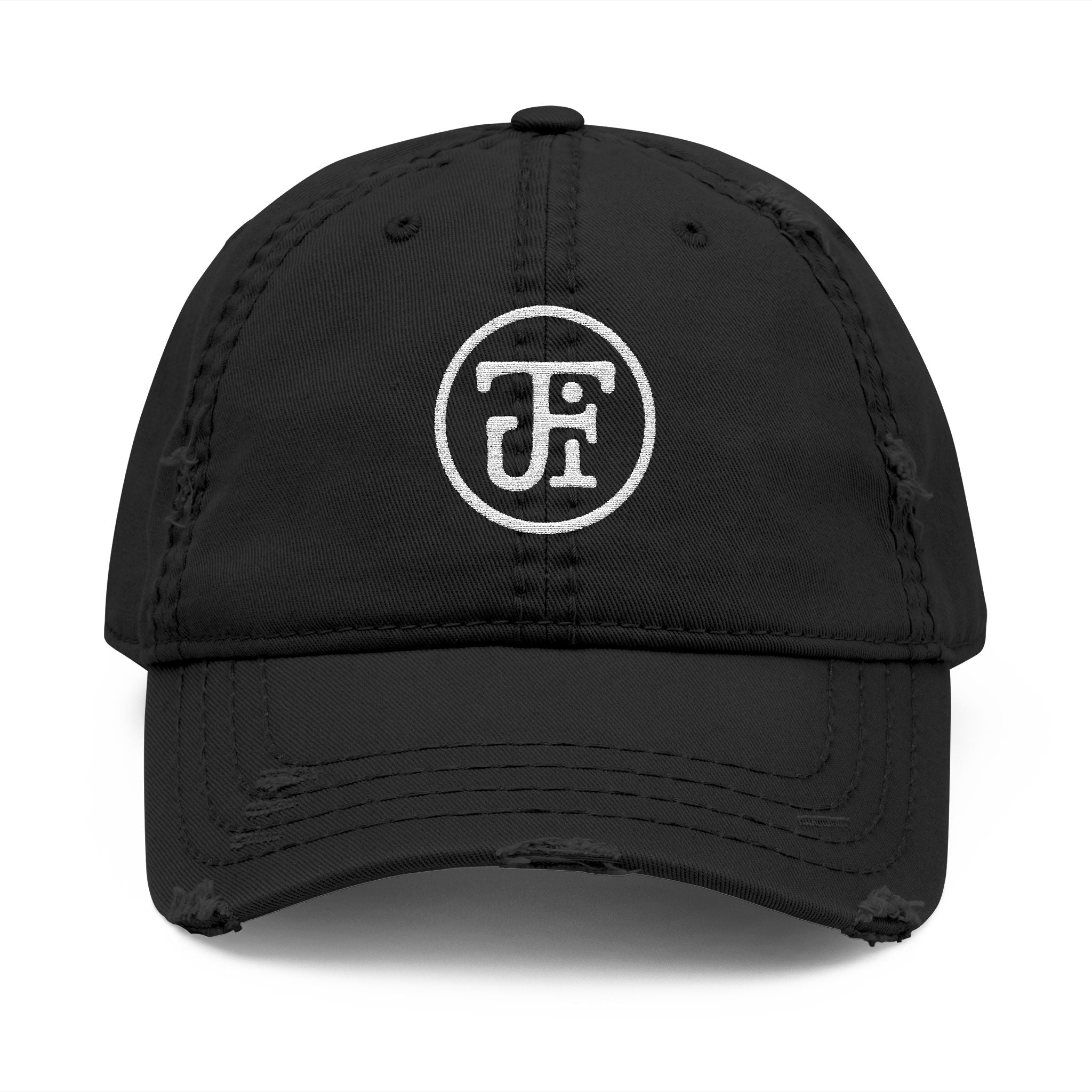 Monogram Dad Hat — Distressed