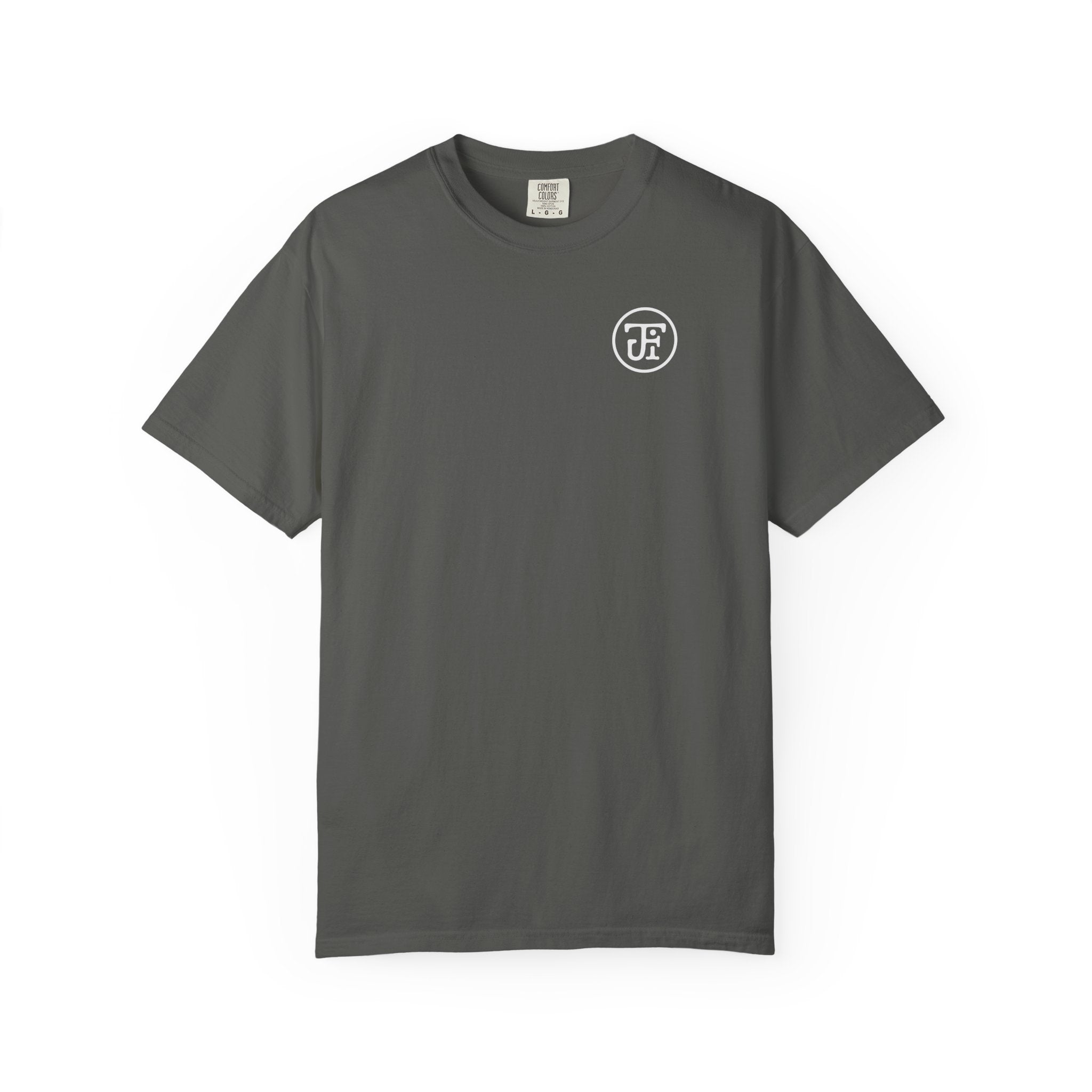Monogram Graphic Washed Tee — Pepper / Graphite / Blue Spruce