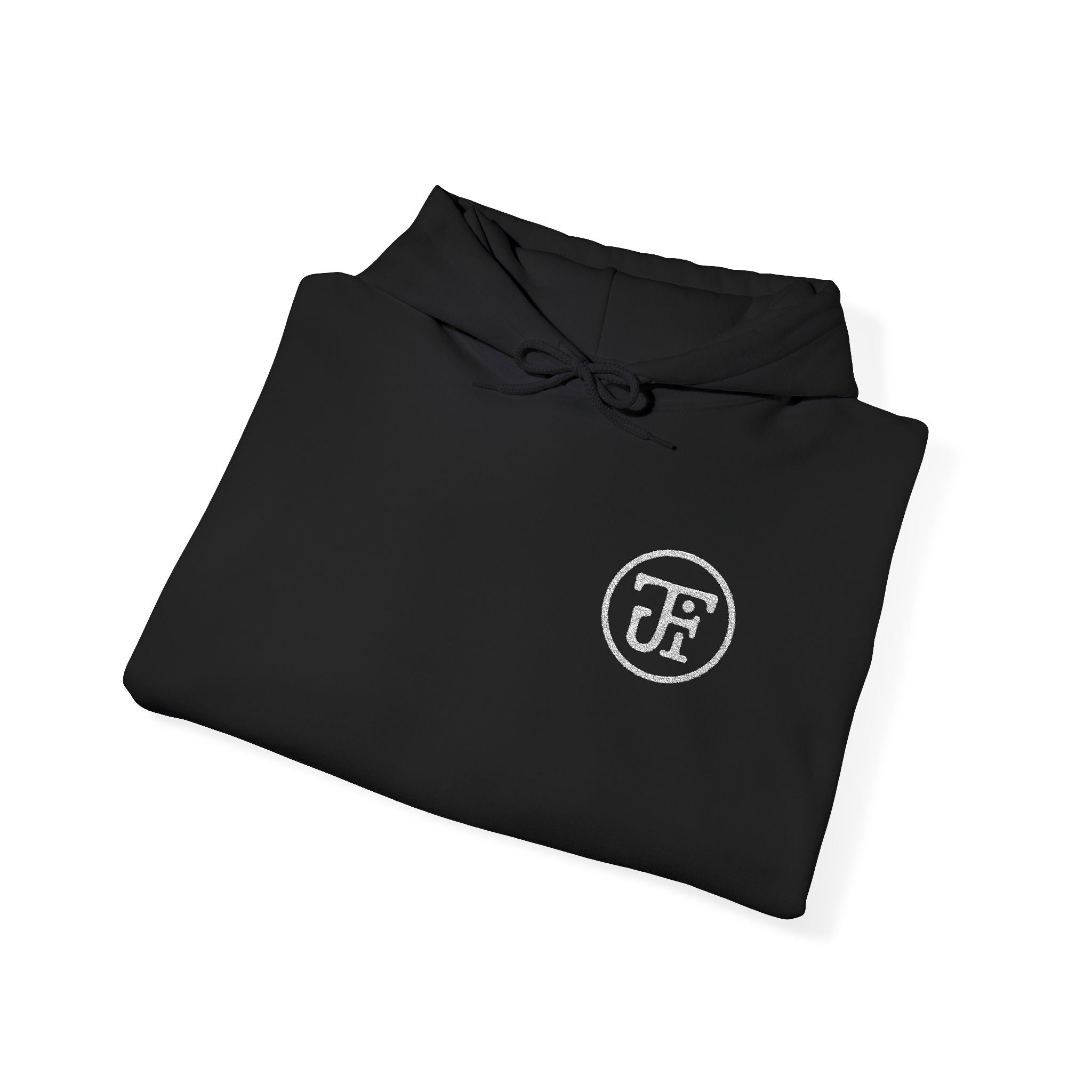 Monogram Hoodie — Black / Charcoal / Military Green