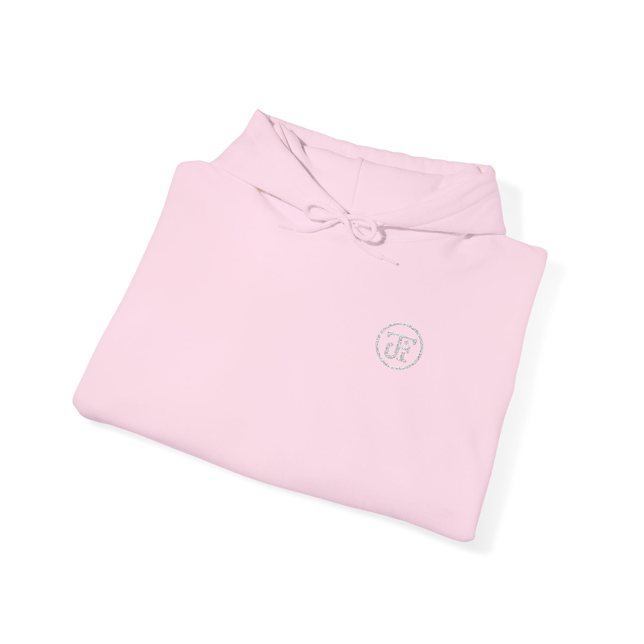 Minimalist Tiny Logo Hoodie — Small Chest Emblem Pullover