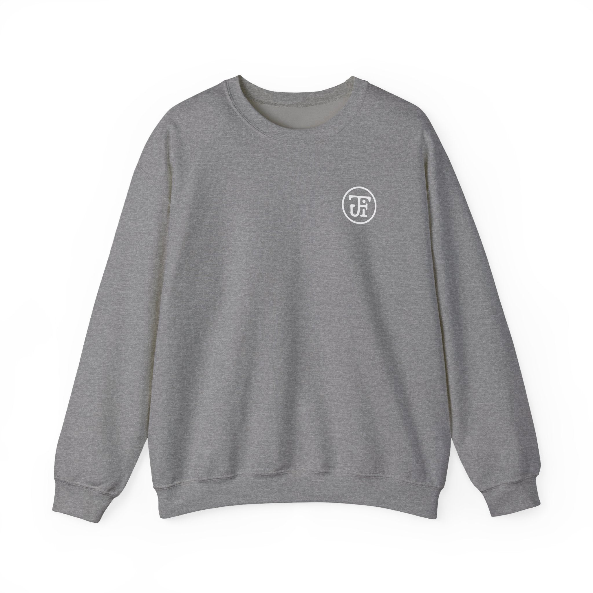 Monogram Graphic Crew Sweatshirt — Black / Dark Heather