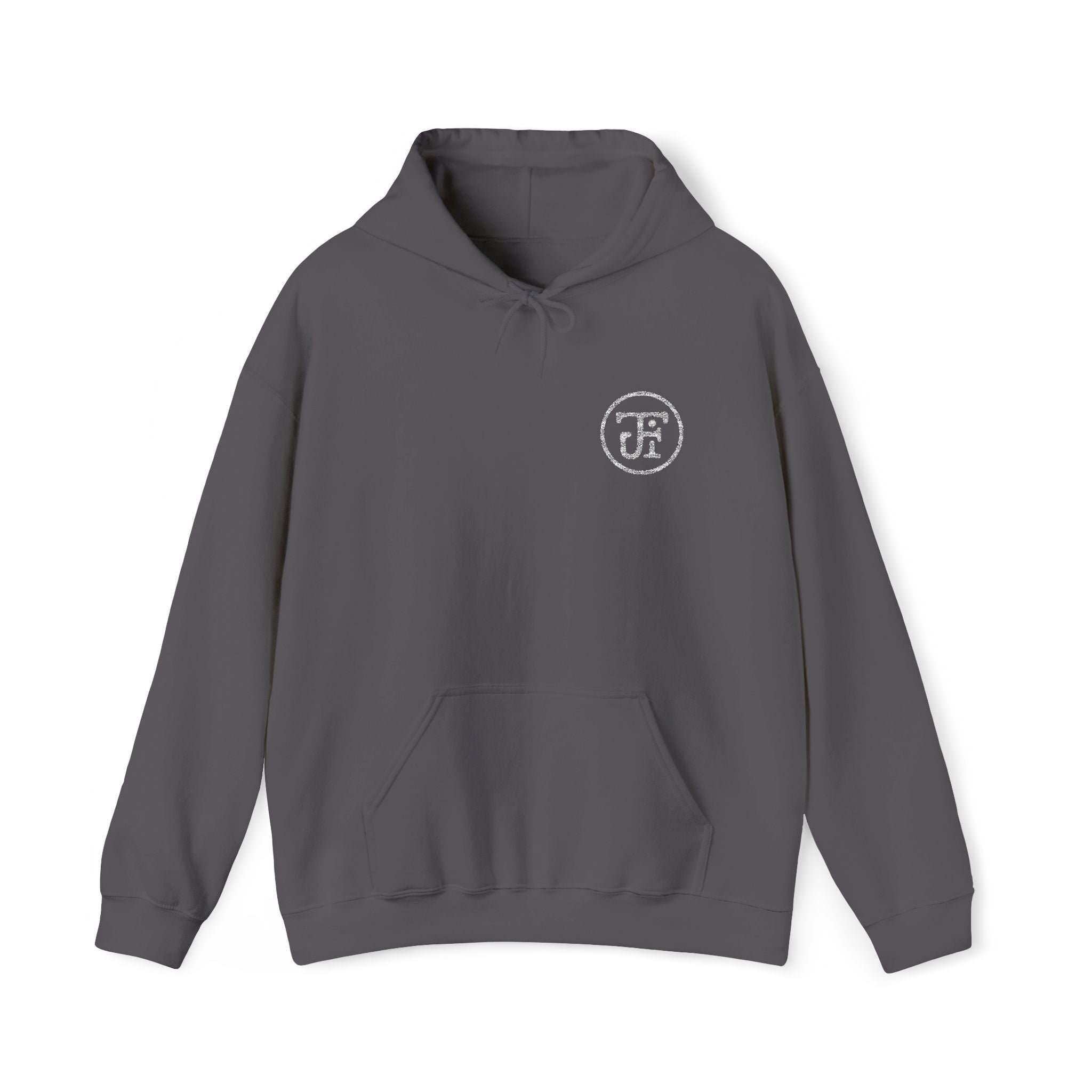 Monogram Hoodie — Black / Charcoal / Military Green