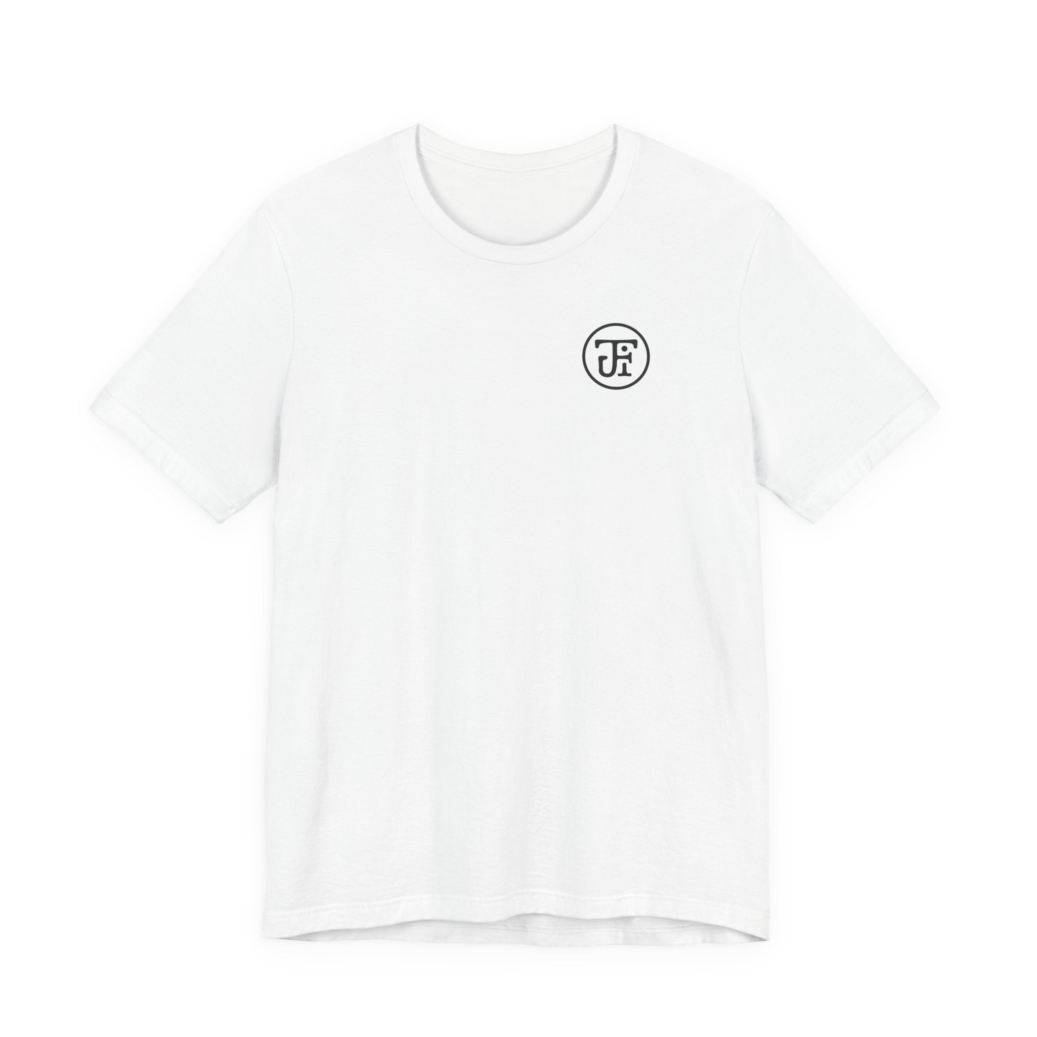 Monogram Graphic Lightweight Tee — White / Ash / Silver