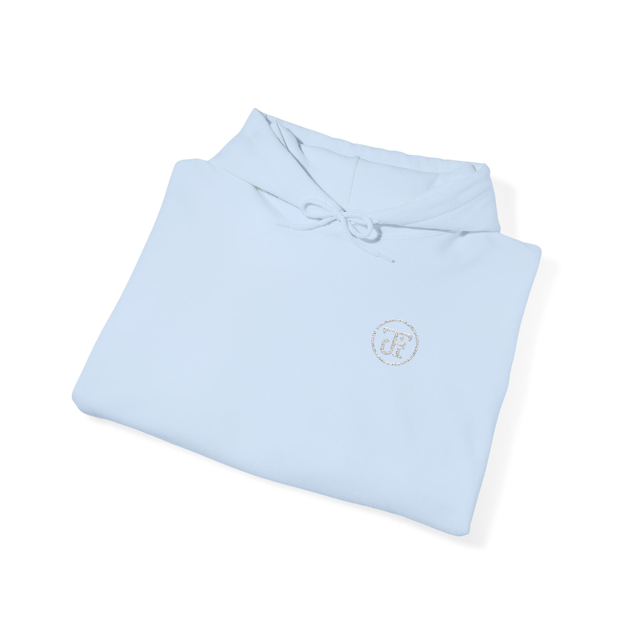 Minimalist Tiny Logo Hoodie — Small Chest Emblem Pullover