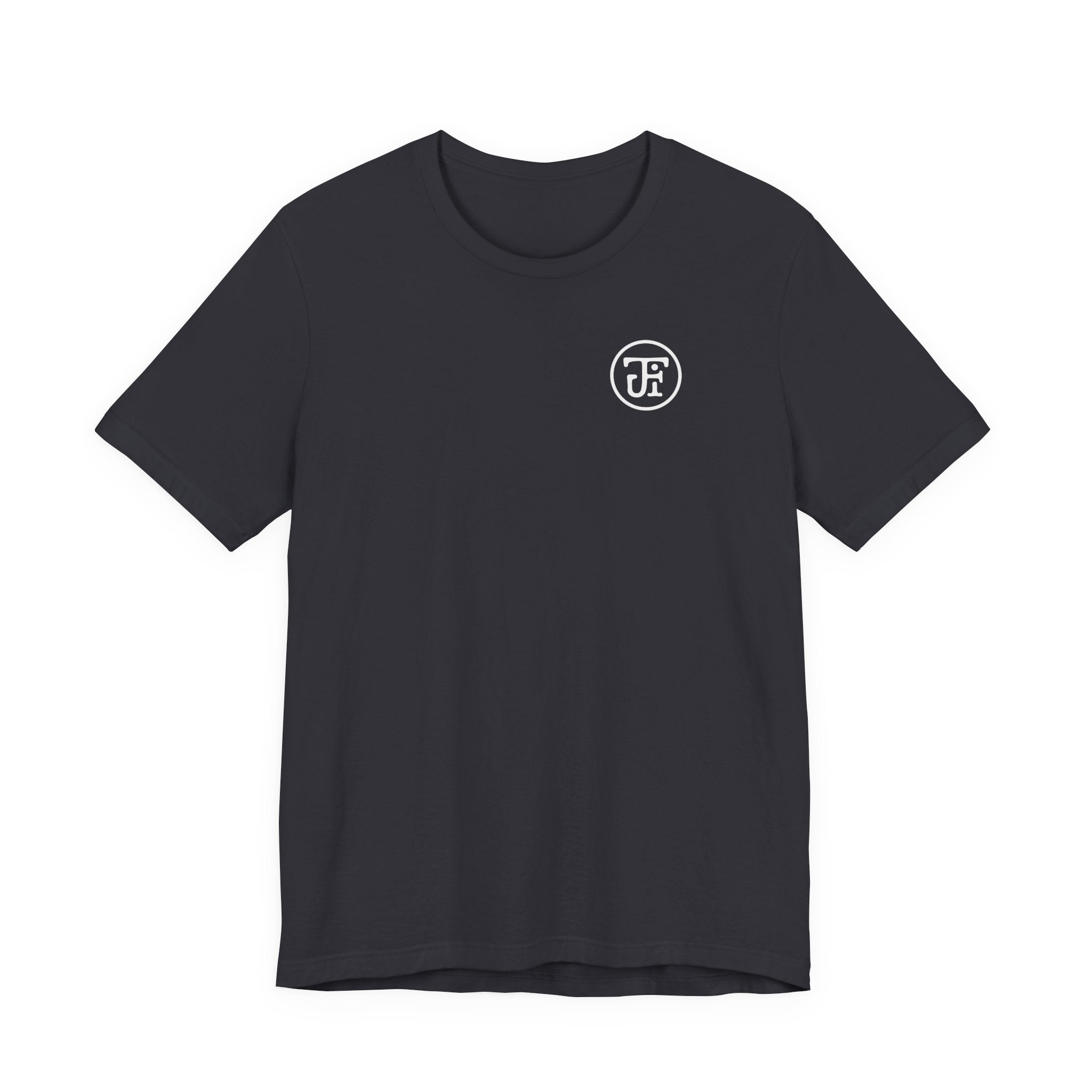 Monogram Graphic Lightweight Tee — White / Ash / Silver