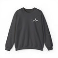 Minimal Black Crewneck Sweatshirt with Small Chest Logo