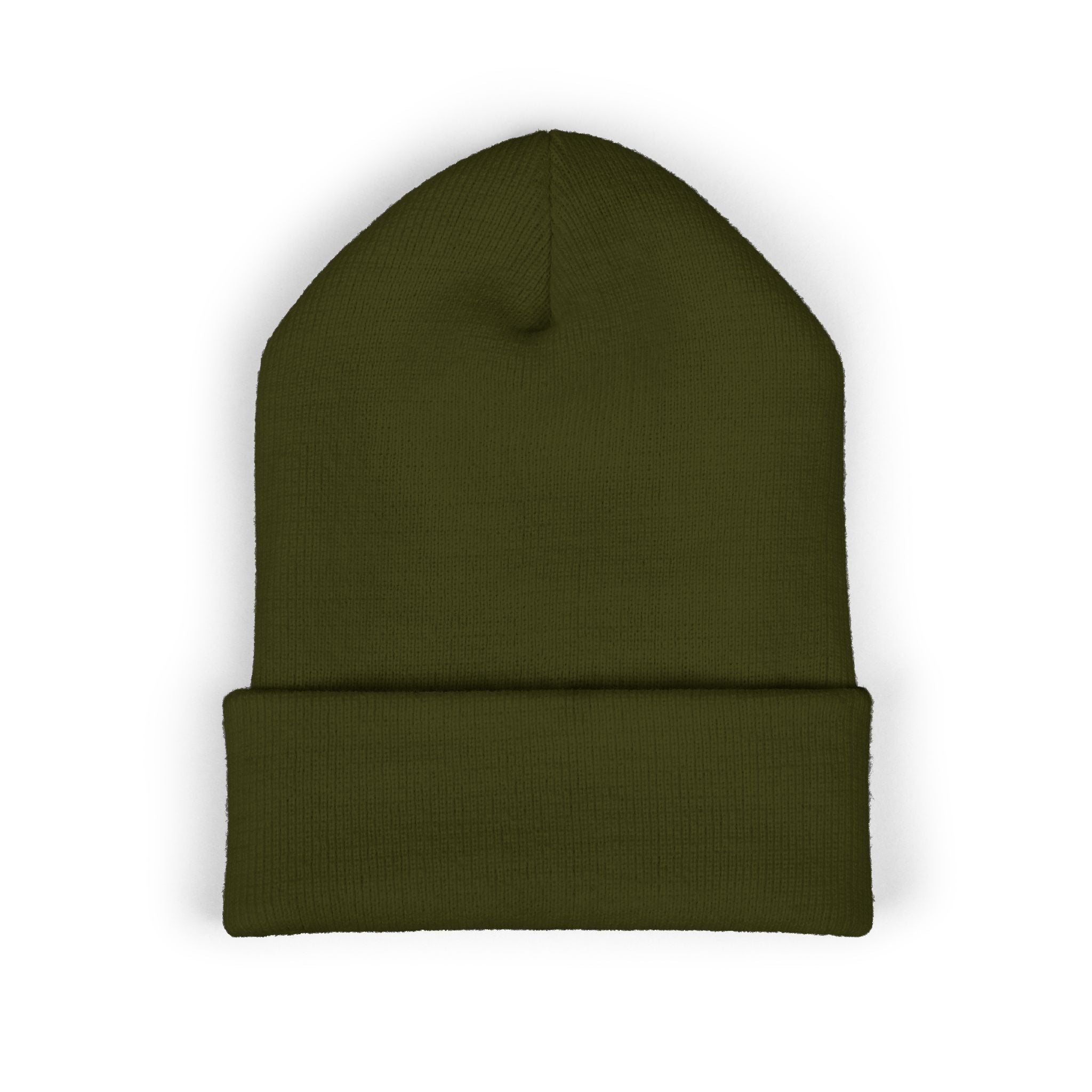 Embroidered Diamond Badge Beanie