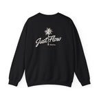 Palm Script Graphic Crew Sweatshirt