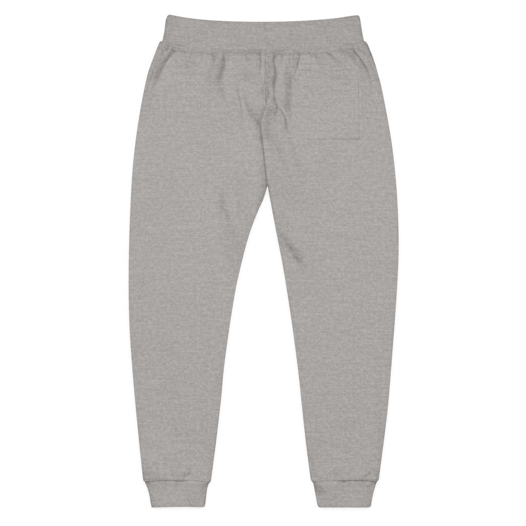Monogram Fleece Sweatpants — Black / Carbon Grey
