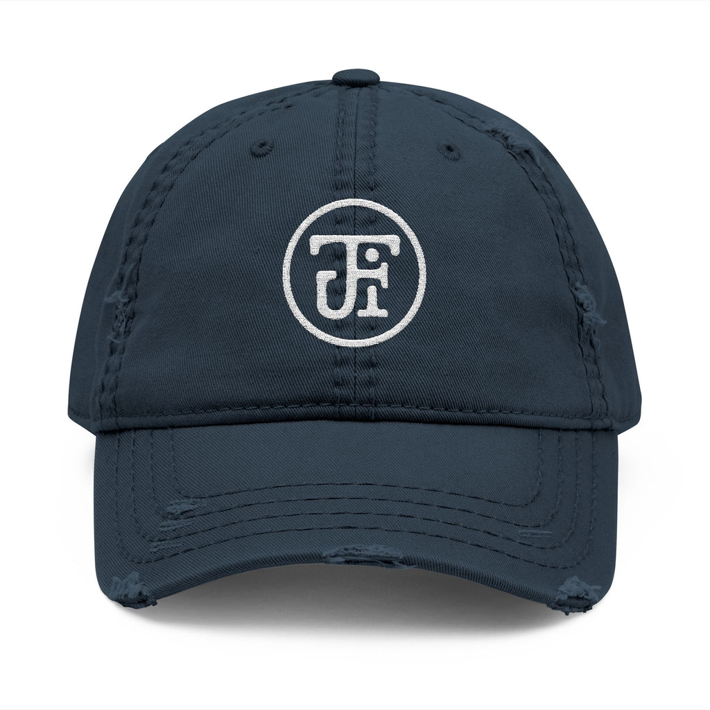 Monogram Dad Hat — Distressed