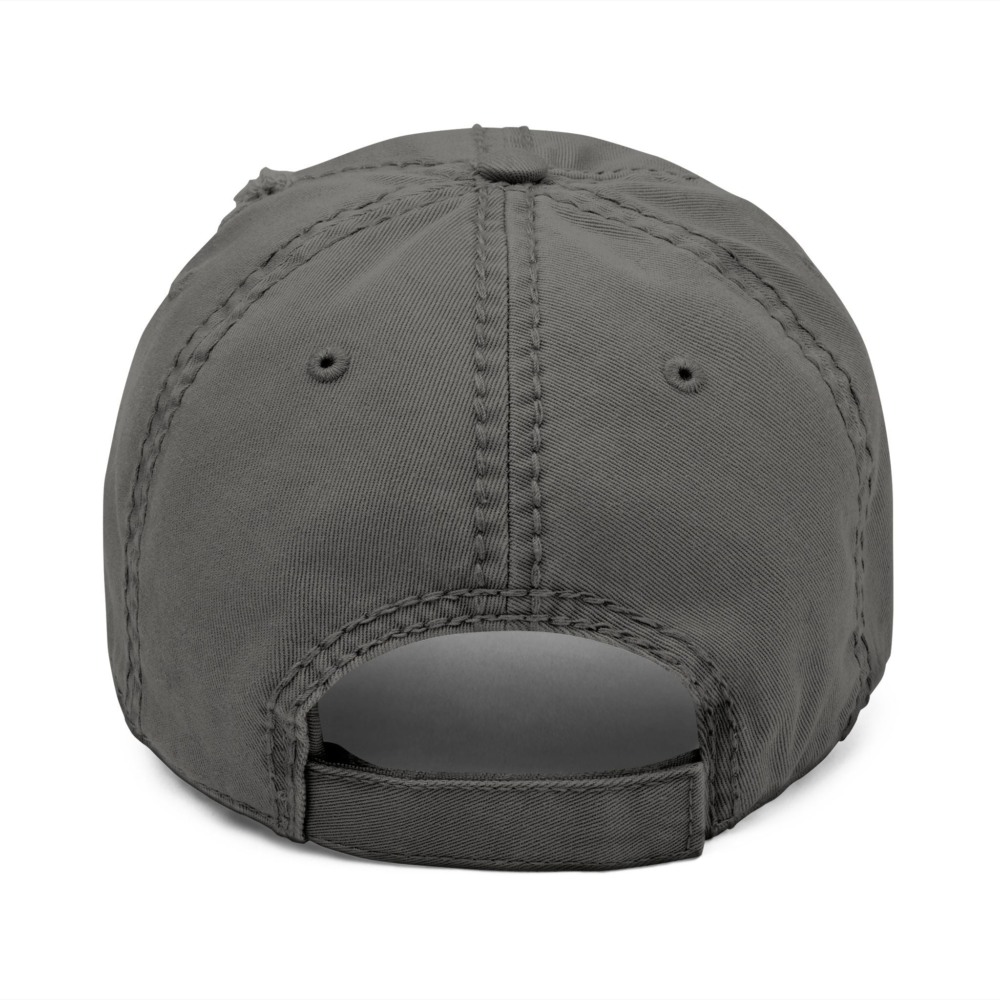 Monogram Dad Hat — Distressed