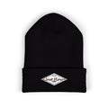 Embroidered Diamond Badge Beanie