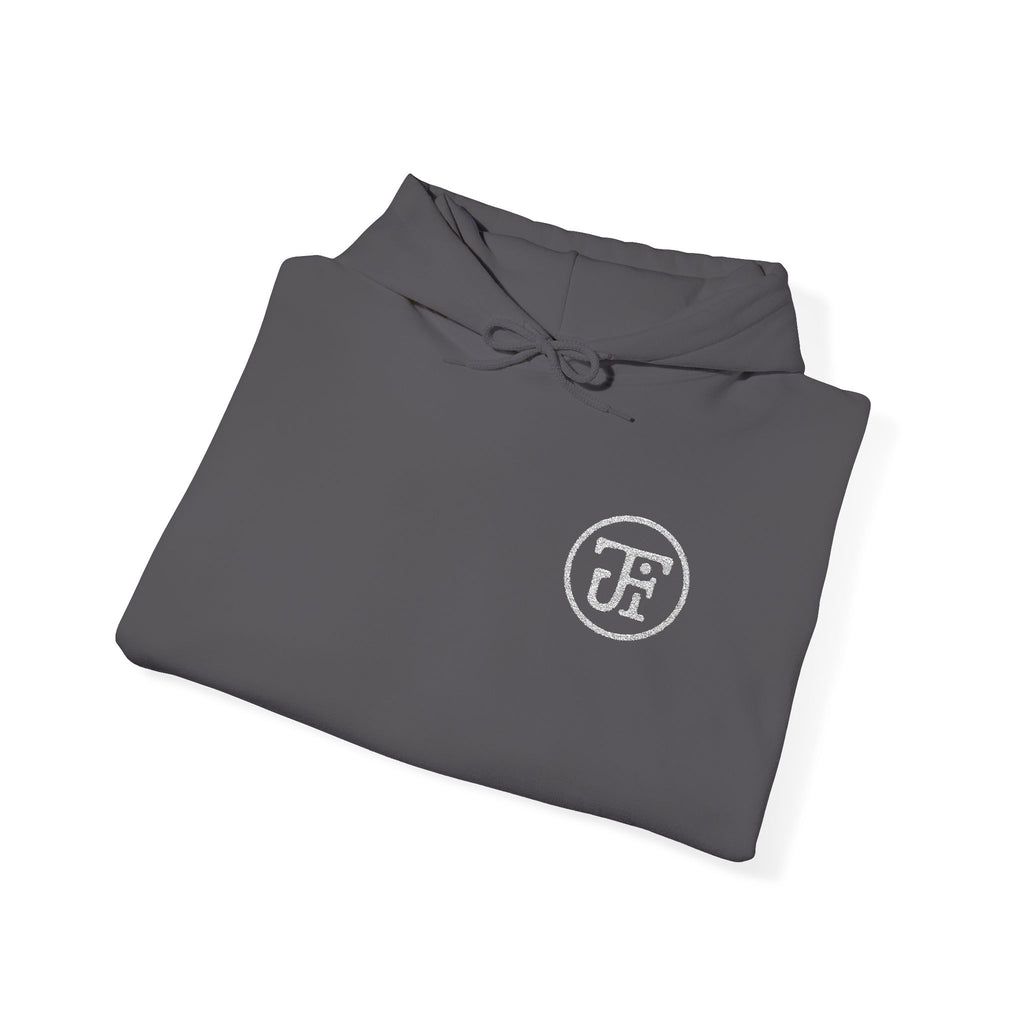 Monogram Hoodie — Black / Charcoal / Military Green