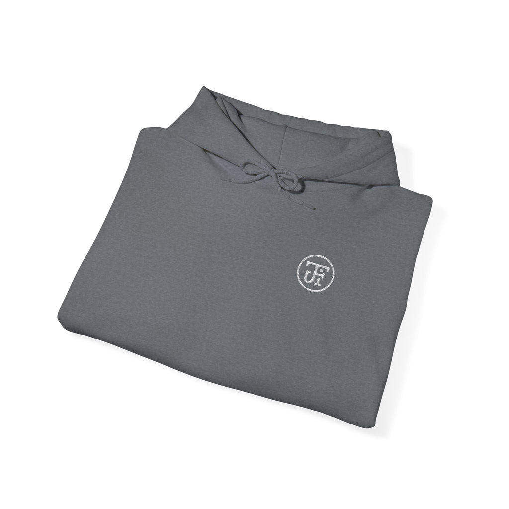 Minimalist Tiny Logo Hoodie — Small Chest Emblem Pullover