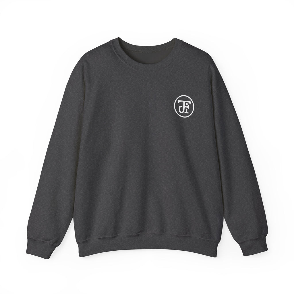 Diamond Badge Crew Sweatshirt — Black / Dark Heather