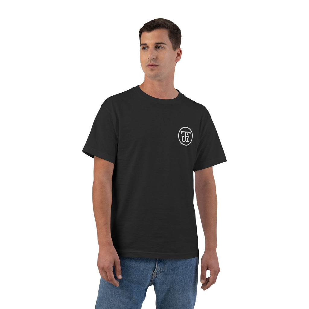 Monogram Heavyweight Tee — Black