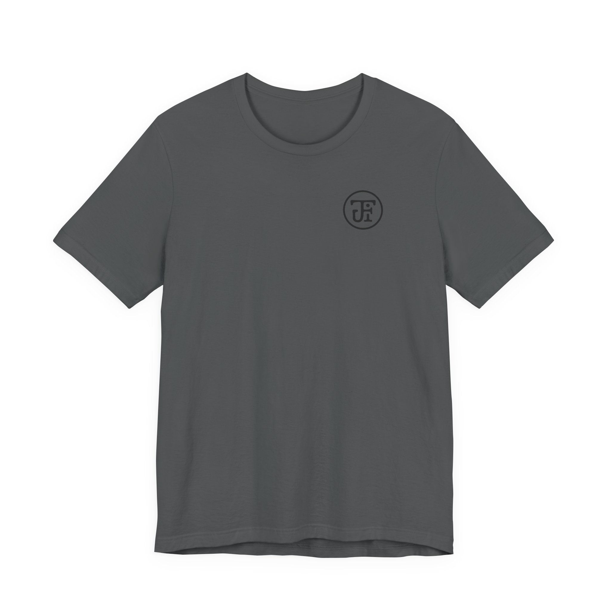 Monogram Graphic Lightweight Tee — White / Ash / Silver