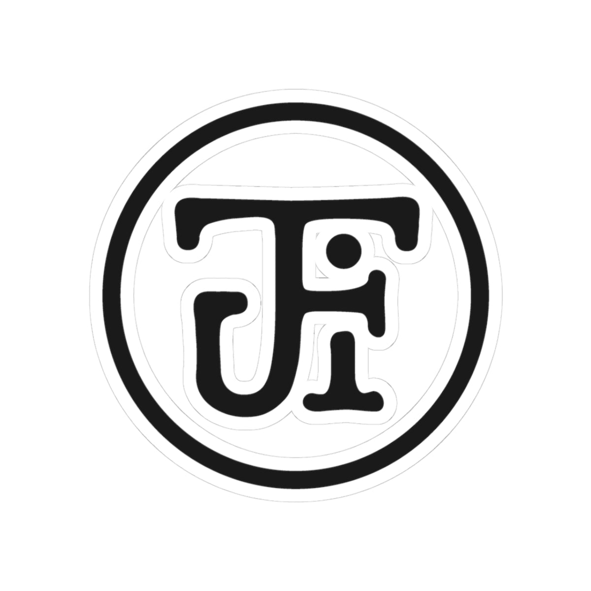 JFI Monogram Sticker — Kiss-Cut