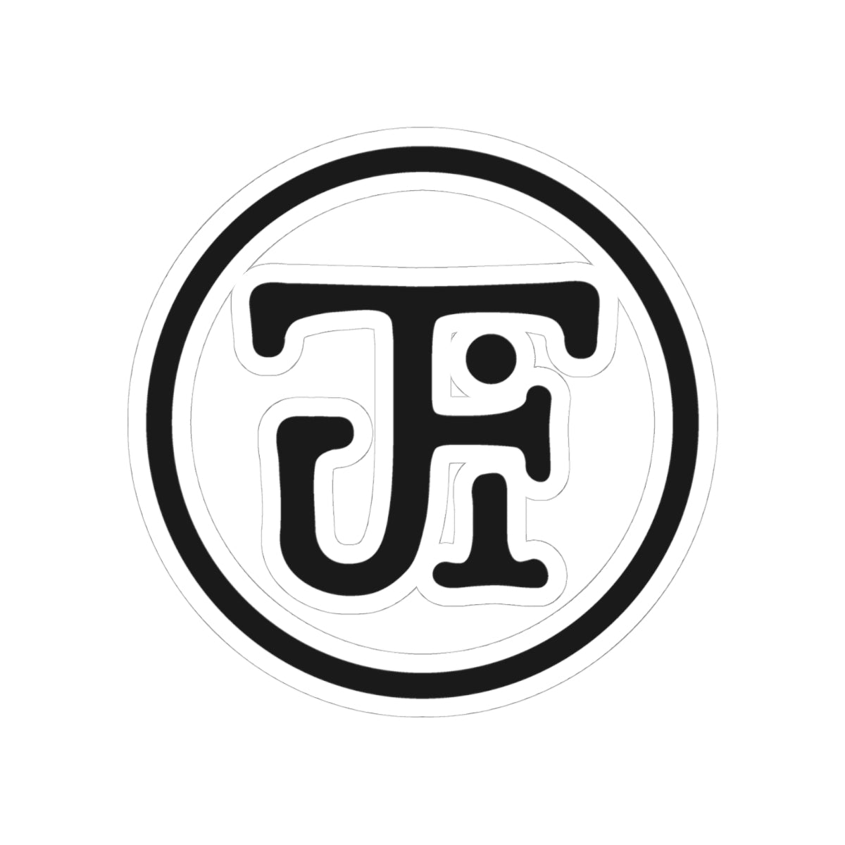 JFI Monogram Sticker — Kiss-Cut