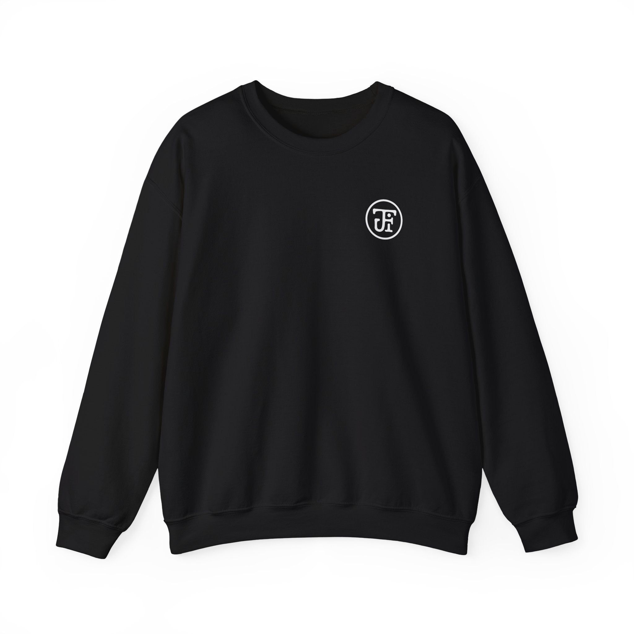 Monogram Graphic Crew Sweatshirt — Black / Dark Heather