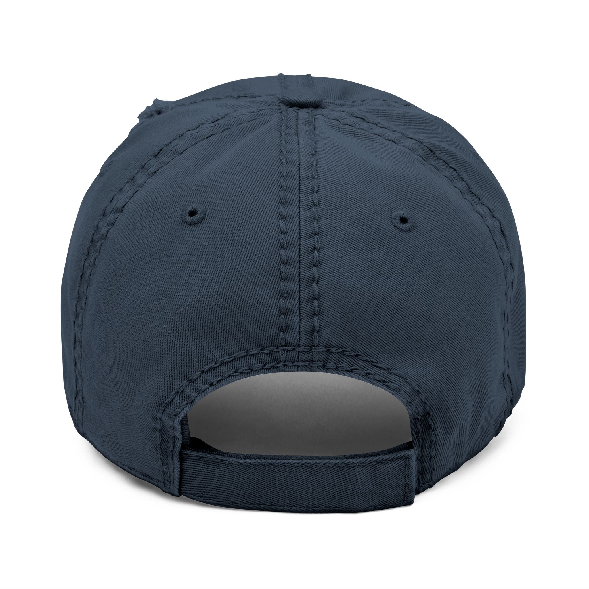 Monogram Dad Hat — Distressed