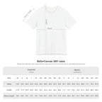 Bella+Canvas 3001 size chart