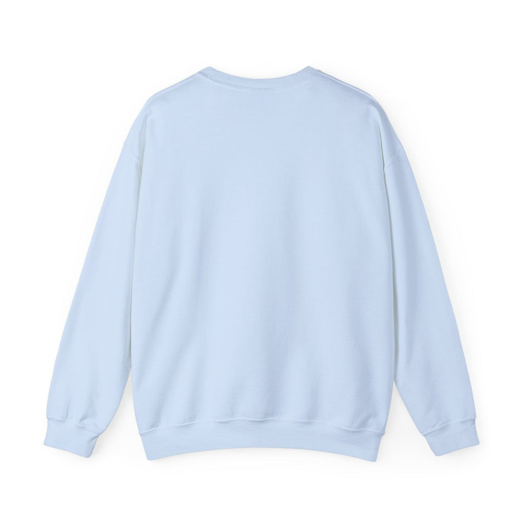 Monogram Crew Sweatshirt Light Blue back