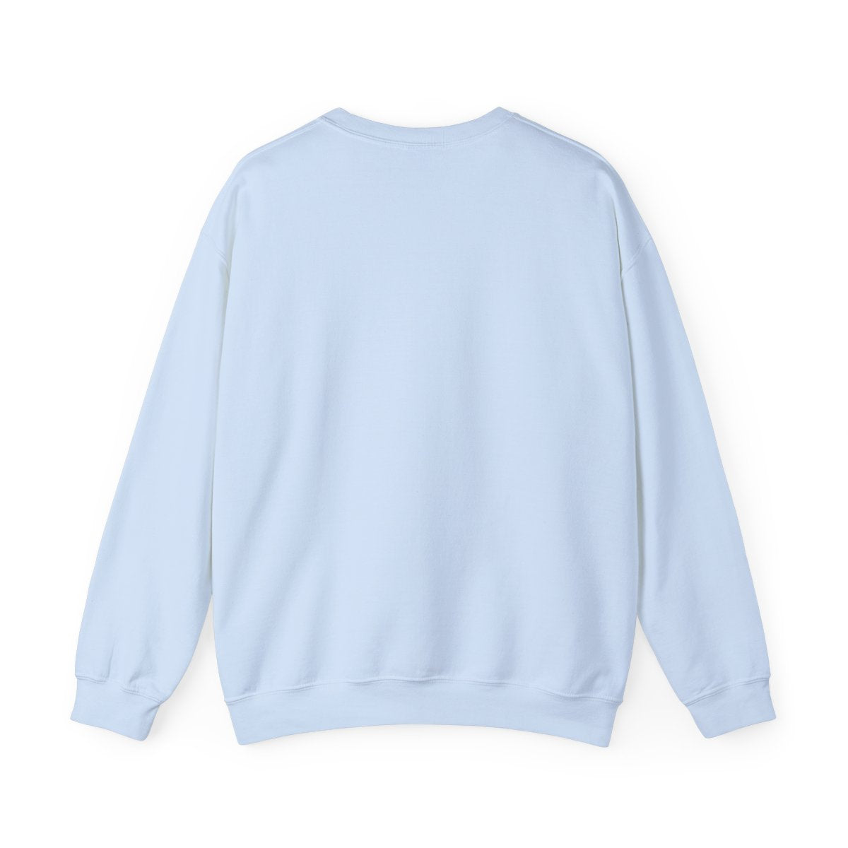 Monogram Crew Sweatshirt Light Blue back