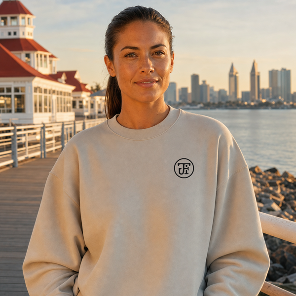 Monogram Graphic Oversized Sweatshirt lifestyle hero, Southern California