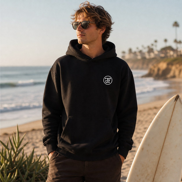 Embroidered Monogram Hoodie lifestyle hero