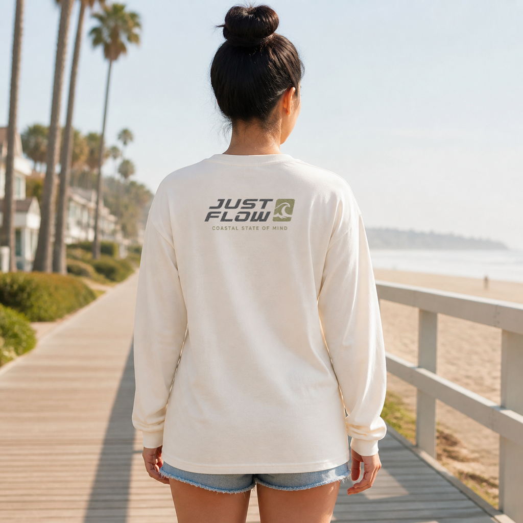 Coastal Long Sleeve Tee back lifestyle