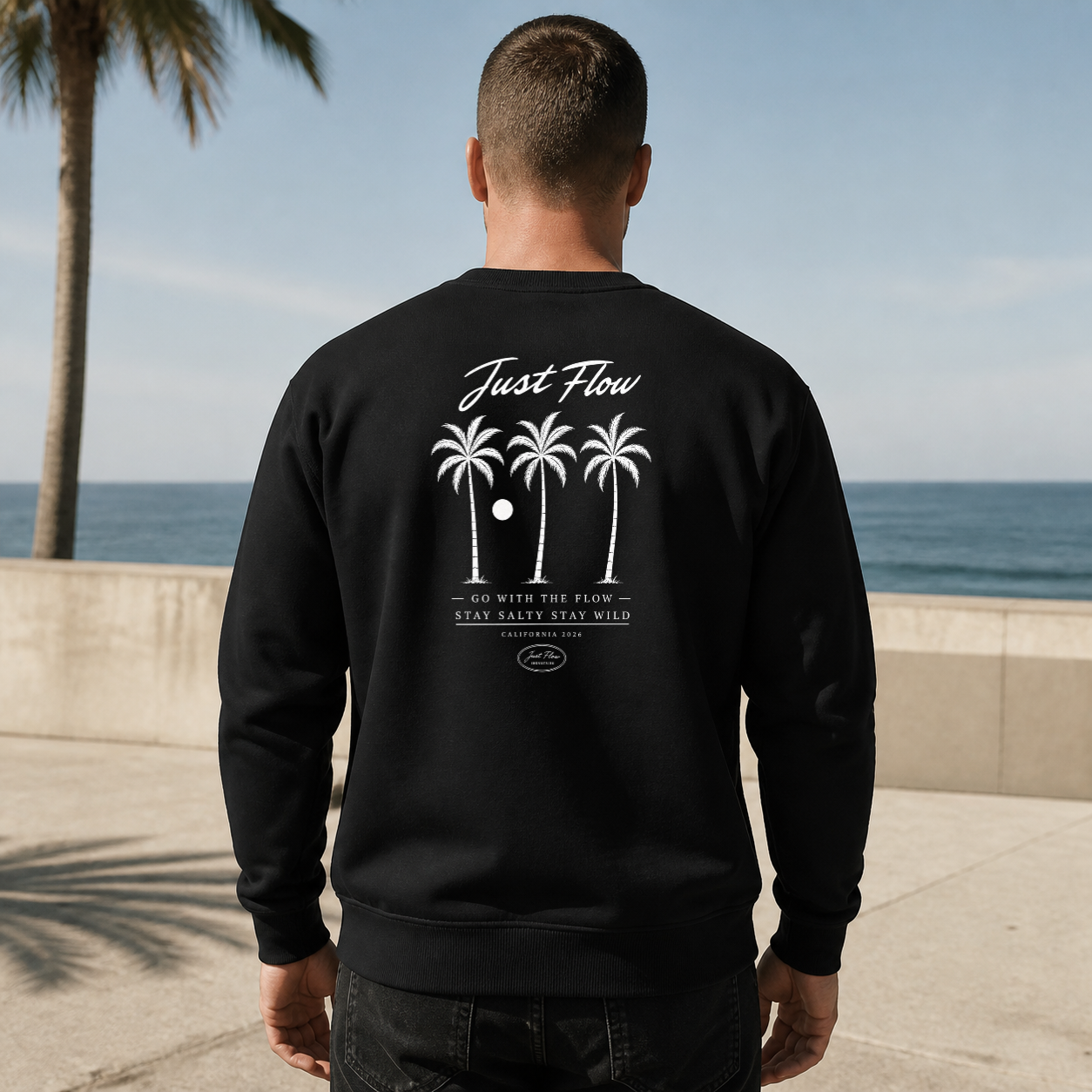 Heritage Oval Crew Sweatshirt back lifestyle