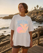 Retro graphic oversized tee, San Diego streetwear