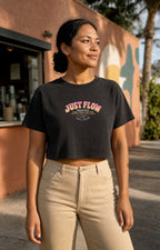 Good Things Take Time cropped tee, San Diego