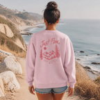 Mountain Script Crew Sweatshirt back lifestyle