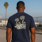 Palm Smoke II Heavyweight Tee back lifestyle