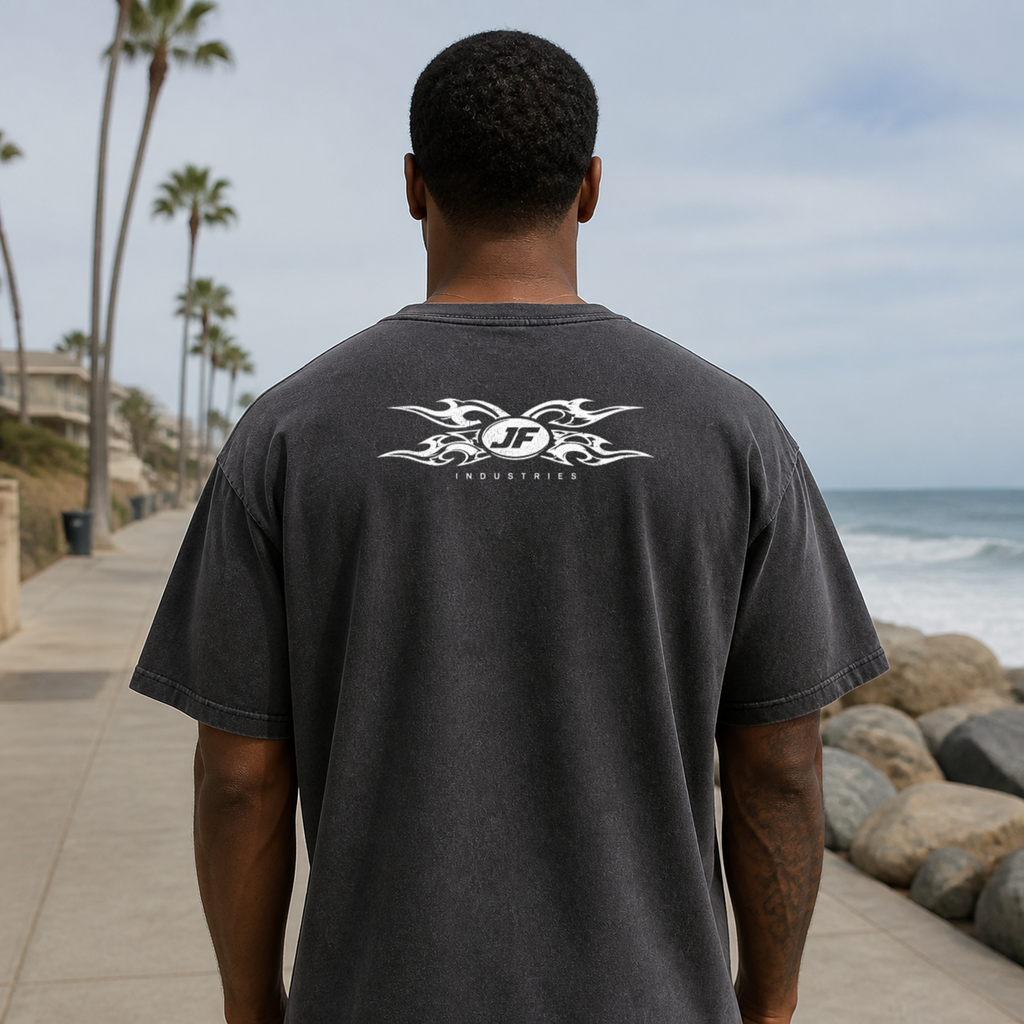 Tribal Oval Oversized Tee back lifestyle