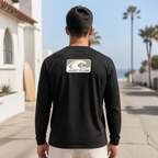 Wave Badge Long Sleeve Tee back lifestyle