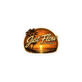 Golden Hour Sunset Badge oval sticker, 3 inch, product proof