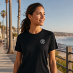 Monogram Graphic Lightweight Tee dark colorway lifestyle hero