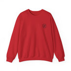 Monogram Graphic Crew Sweatshirt in Red, front