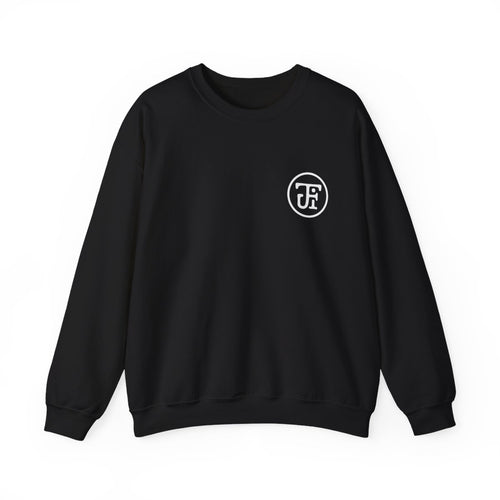 Monogram Crew Sweatshirt — Black / Dark Heather
