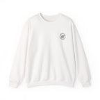 Monogram Graphic Crew Sweatshirt in White, front